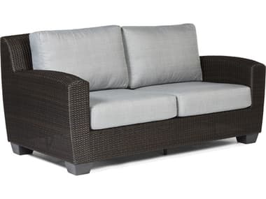 Woodard Whitecraft Saddleback Wicker Patio Loveseat WTS523021