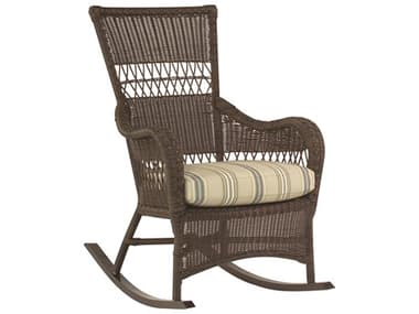 Woodard Whitecraft Sommerwind Wicker Rocker Lounge Chair WTS596815