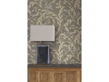 York Wallcoverings Ronald Redding Arts and Crafts Neutral Metallic Woodl& Tapestry Wallpaper YWAC9123