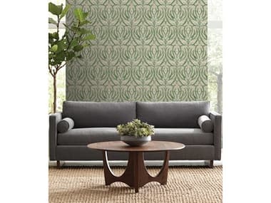 York Wallcoverings Ronald Redding Arts and Crafts Linen Metallic Calluna Wallpaper YWAC9144