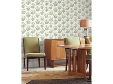 York Wallcoverings Ronald Redding Arts and Crafts White Meadow Flowers Wallpaper YWAC9155