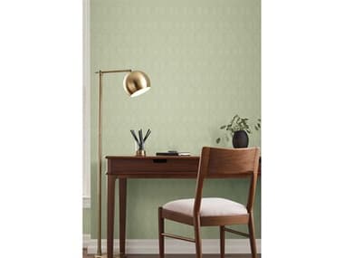 York Wallcoverings Ronald Redding Arts and Crafts Green Craftsman Wallpaper YWAC9185