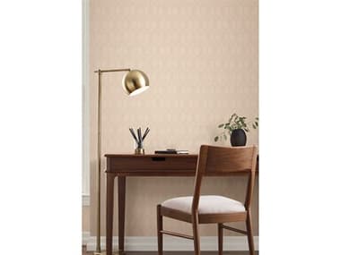 York Wallcoverings Ronald Redding Arts and Crafts Blush Craftsman Wallpaper YWAC9186