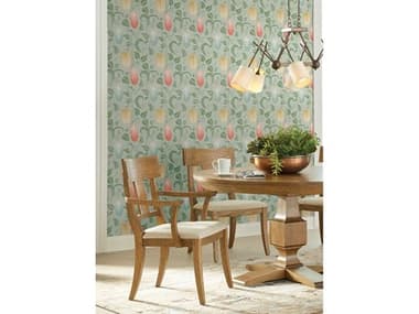 York Wallcoverings Ronald Redding Arts and Crafts Sage Canterbury Bells Wallpaper YWAC9202