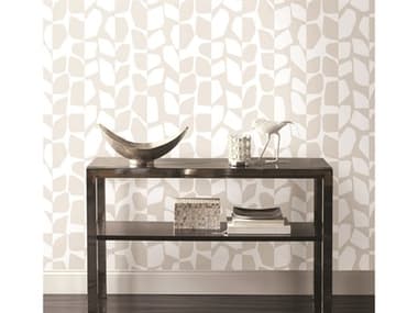 York Wallcoverings Black & White Resource Library White Cream Primitive Vines Wallpaper YWBW3891