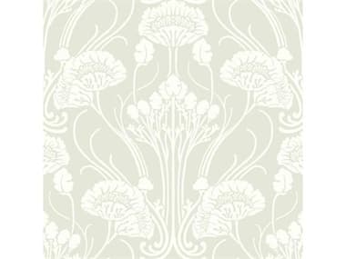 York Wallcoverings Antonina Vella Deco Bone Beige Nouveau Damask Wallpaper YWCA1568