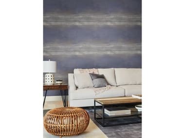 York Wallcoverings Carol Benson-Cobb Signature Navy Serene Reflection Wallpaper YWCC1255