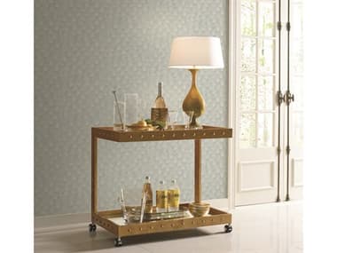 York Wallcoverings Candice Olson Modern Artisan II Blue Luminous Gingko Wallpaper YWCI2338