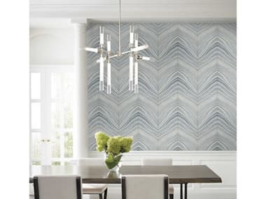 York Wallcoverings Candice Olson Modern Artisan II Blue Onyx Strata Wallpaper YWCI2412