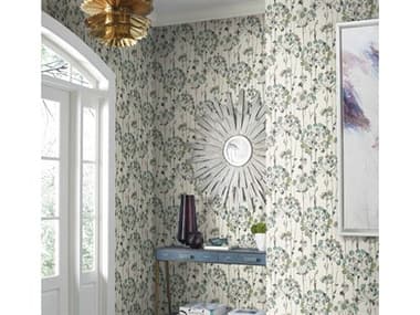 York Wallcoverings Candice Olson Modern Artisan II Gold Metallic Flourish Wallpaper YWCN2102