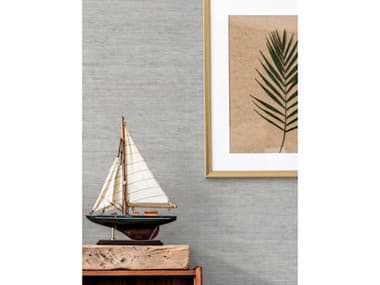 York Wallcoverings Water's Edge Resource Library Light Blue Arrowroot Wallpaper YWCV4402