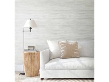 York Wallcoverings Water's Edge Resource Library Grey Bahiagrass Wallpaper YWCV4414