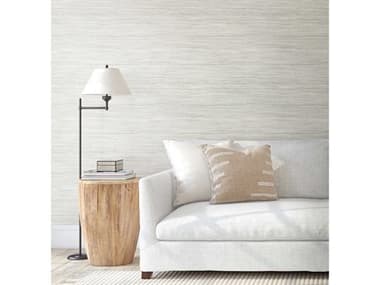 York Wallcoverings Water's Edge Resource Library Beige Bahiagrass Wallpaper YWCV4416