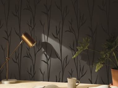 York Wallcoverings Artisan Digest Black Matcha Wallpaper YWDA3511N