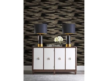 York Wallcoverings Antonina Vella Dazzling Dimensions Volume II Black Nimbus Wallpaper YWDD3825