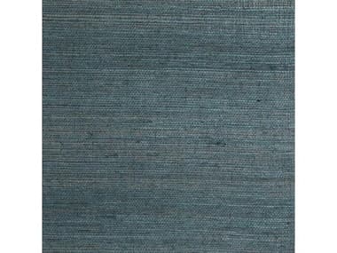 York Wallcoverings Candice Olson Natural Splendor Teal Plain Sisal Grasscloth Wallpaper YWDL2955