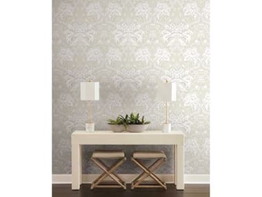 York Wallcoverings Damask Resource Library Beige Gold Artichoke Dam Wallpaper YWDM4956