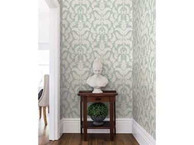 York Wallcoverings Damask Resource Library Green Royal Fern Damask Wallpaper YWDM4964