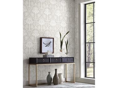 York Wallcoverings Damask Resource Library Beige Palmetto Palm Damask Wallpaper YWDM5013