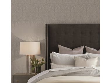 York Wallcoverings Candice Olson After 8 Dark Taupe Silver Paradise Wallpaper YWDT5012