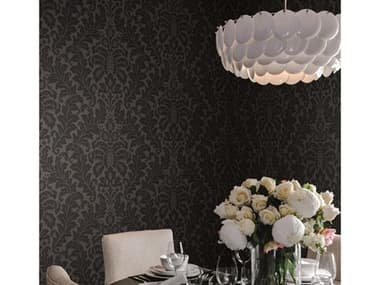 York Wallcoverings Candice Olson After 8 Black Modern Romance Wallpaper YWDT5044