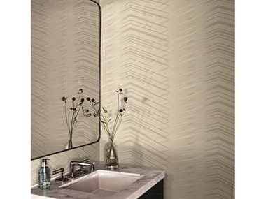 York Wallcoverings Candice Olson After 8 Blonde Glistening Chevron Wallpaper YWDT5054