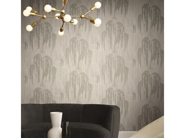 York Wallcoverings Candice Olson After 8 Light Taupe Willow Glow Wallpaper YWDT5064