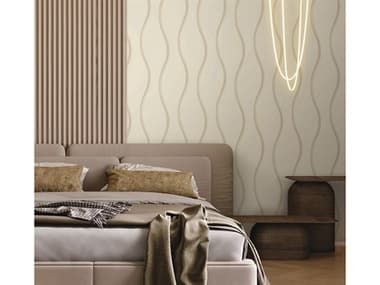 York Wallcoverings Candice Olson After 8 Neutral Unfurl Wallpaper YWDT5111