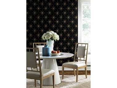 York Wallcoverings Grandmillennial Black Evening Stars Wallpaper YWGR5941