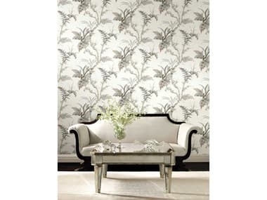 York Wallcoverings Grandmillennial Beige Grey Enchanted Fern Wallpaper YWGR5992