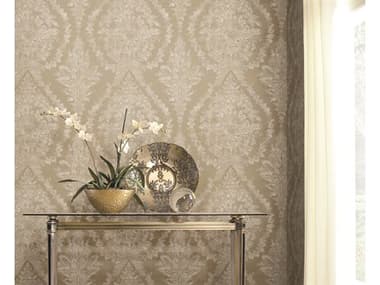 York Wallcoverings Ronald Redding 24 Karat Bronze Charleston Damask Wallpaper YWKT2217