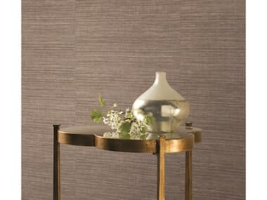 York Wallcoverings Ronald Redding 24 Karat Brown Red Silk Elegance Wallpaper YWKT2251N