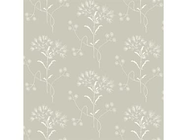 York Wallcoverings Magnolia Home Vol. II Light Grey White Cupola Wildflower Wallpaper YWME1516