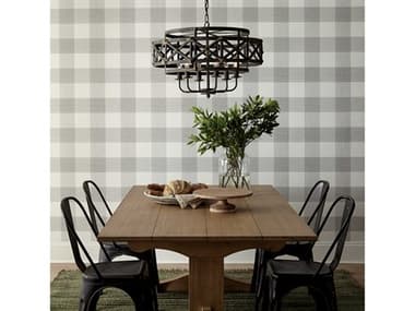 York Wallcoverings Magnolia Home Vol. II Black White Common Thread Wallpaper YWME1520