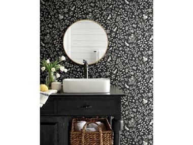 York Wallcoverings Magnolia Home Vol. II Black Fox Fare Wallpaper YWME1570