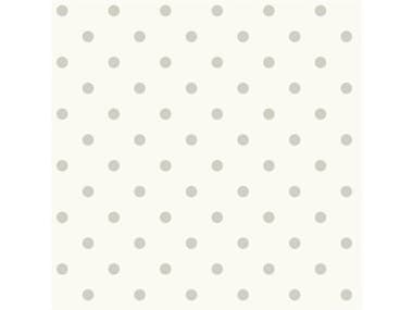 York Wallcoverings Magnolia Home Grey White Dots on Dots Wallpaper YWMH1582