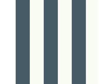 York Wallcoverings Magnolia Home Blue White Awning Stripe Wallpaper YWMH1591