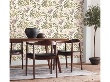 York Wallcoverings Mediterranean Beige Green Eden Retreat Wallpaper YWMN1844