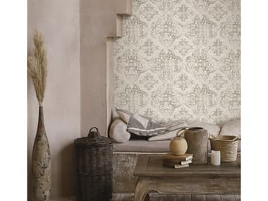 York Wallcoverings Mediterranean White Neutral Quartet Wallpaper YWMN1893