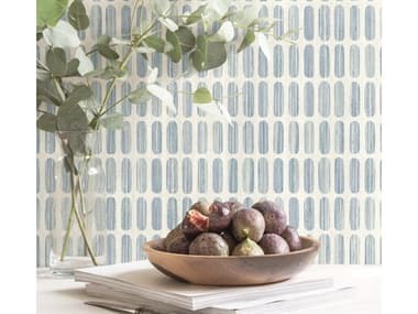 York Wallcoverings Mediterranean Blue Petite Pergola Wallpaper YWMN1942