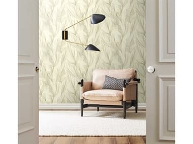 York Wallcoverings Candice Olson Botanical Dreams Beige Peaceful Plume Wallpaper YWNA0502