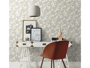 York Wallcoverings Candice Olson Botanical Dreams Cream Pressed Leaves Wallpaper YWNA0520