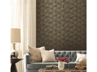 York Wallcoverings Candice Olson Botanical Dreams Gold Metallic Grandeur Wallpaper YWNA0582