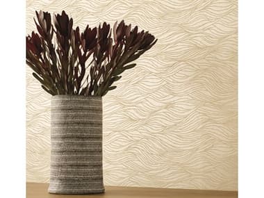 York Wallcoverings Candice Olson Botanical Dreams Tan Sand Crest Wallpaper YWNA0586