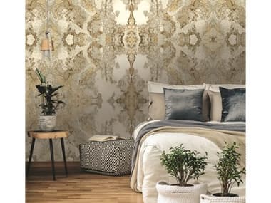 York Wallcoverings Candice Olson Botanical Dreams Light Grey Inner Beauty Wallpaper YWNA0594