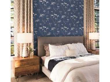 York Wallcoverings Candice Olson Botanical Dreams Blue Enchanted Wallpaper YWNA0600