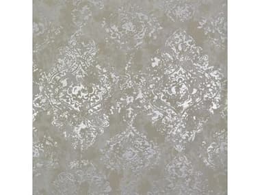 York Wallcoverings Antonina Vella Modern Metals White Silver Stargazer Wallpaper YWNW3568