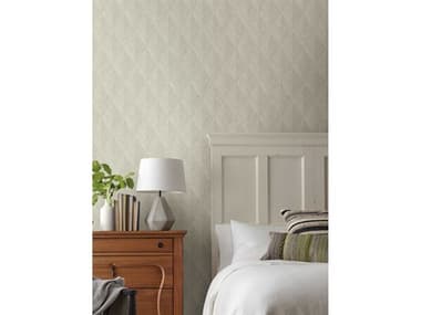 York Wallcoverings Magnolia Open Sheet Taupe Belmont Wallpaper YWOM3634