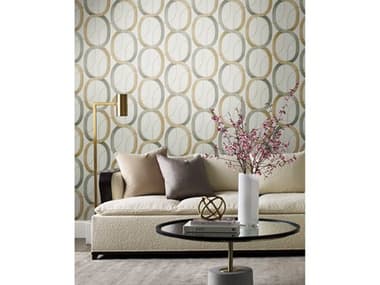 York Wallcoverings Modern Nature 2nd Edition Dark Taupe Interlock Wallpaper YWOS4212