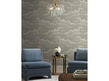 York Wallcoverings Modern Nature 2nd Edition Taupe Moonlight Pearls Wallpaper YWOS4262